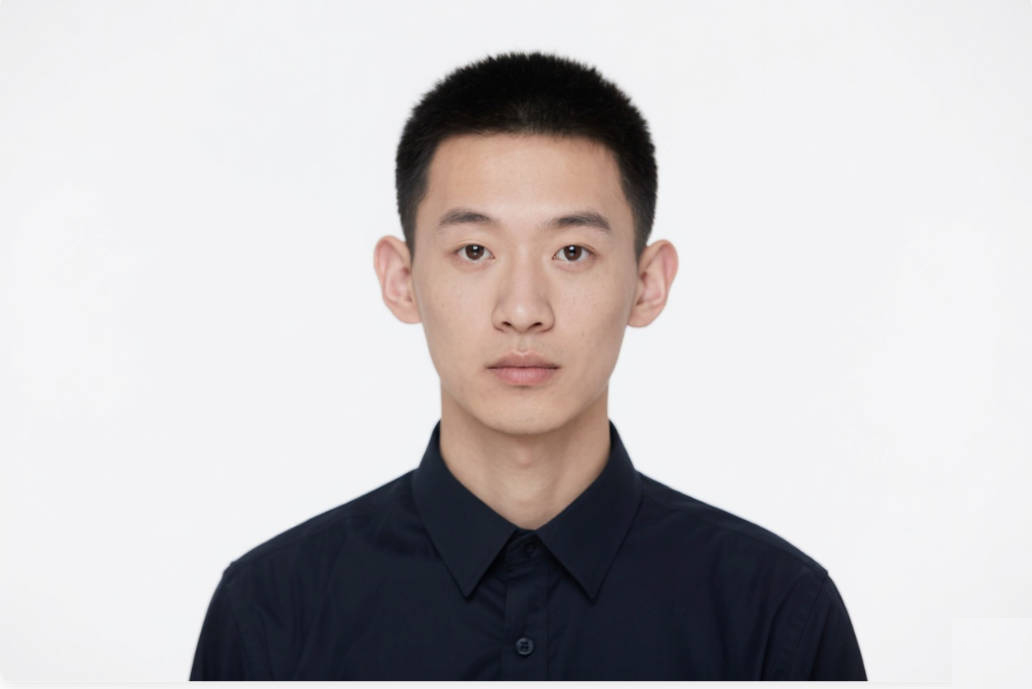 正确证件照示例