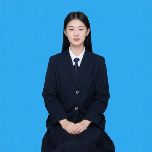 在线修改尺寸电子版证件照正确着装示例