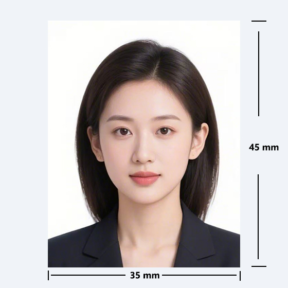证件照尺寸标注